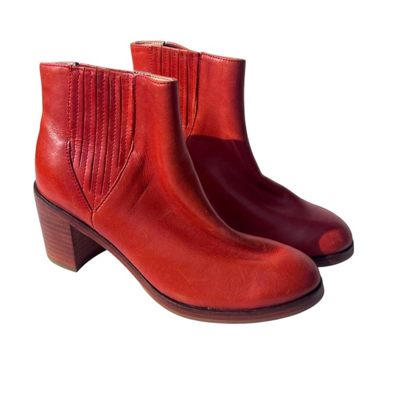 Wolverine Samantha Pleet 1000 mile Arc ankle boot 35 5 Marmalade leather - Picture 2 of 7